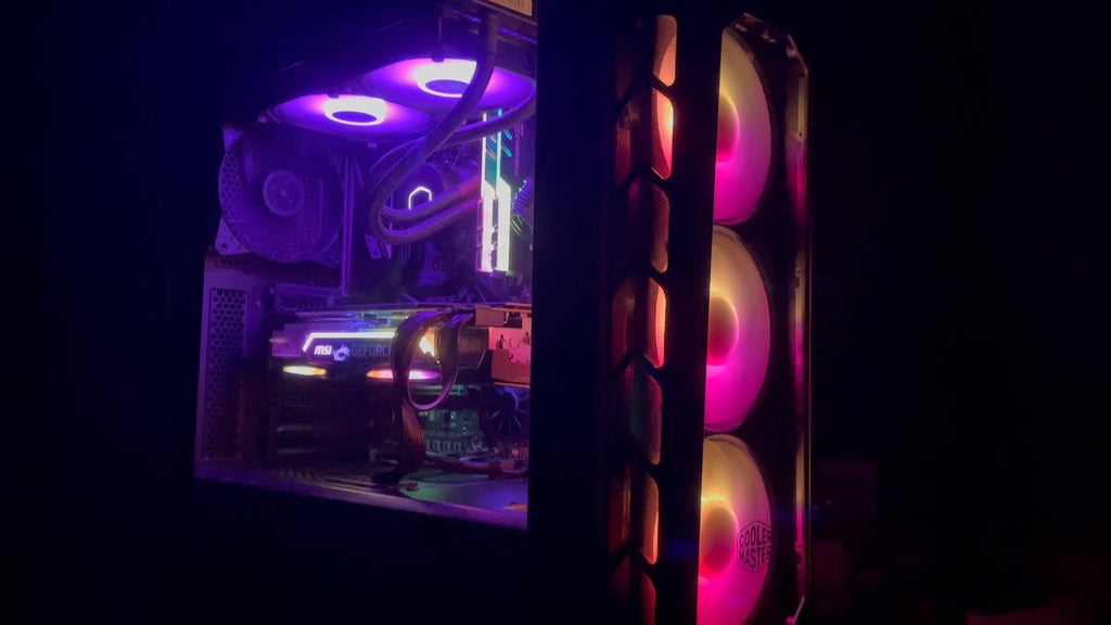 DeskTop Mastercase AMD Ryzen 7 3800XT- RTX 2070 SUPER Gaming X Trio MSI Liquid
