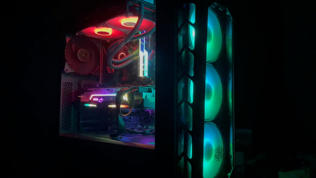 DeskTop Mastercase AMD Ryzen 7 3800XT- RTX 2070 SUPER Gaming X Trio MSI Liquid